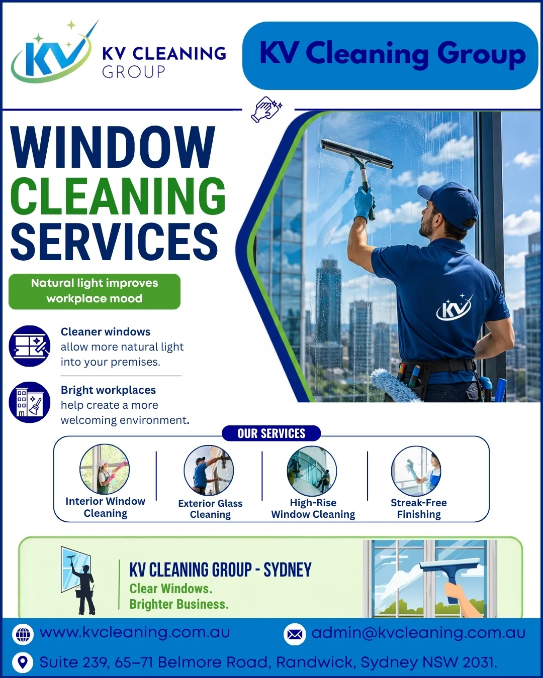 ommercial Window Cleaning Services
