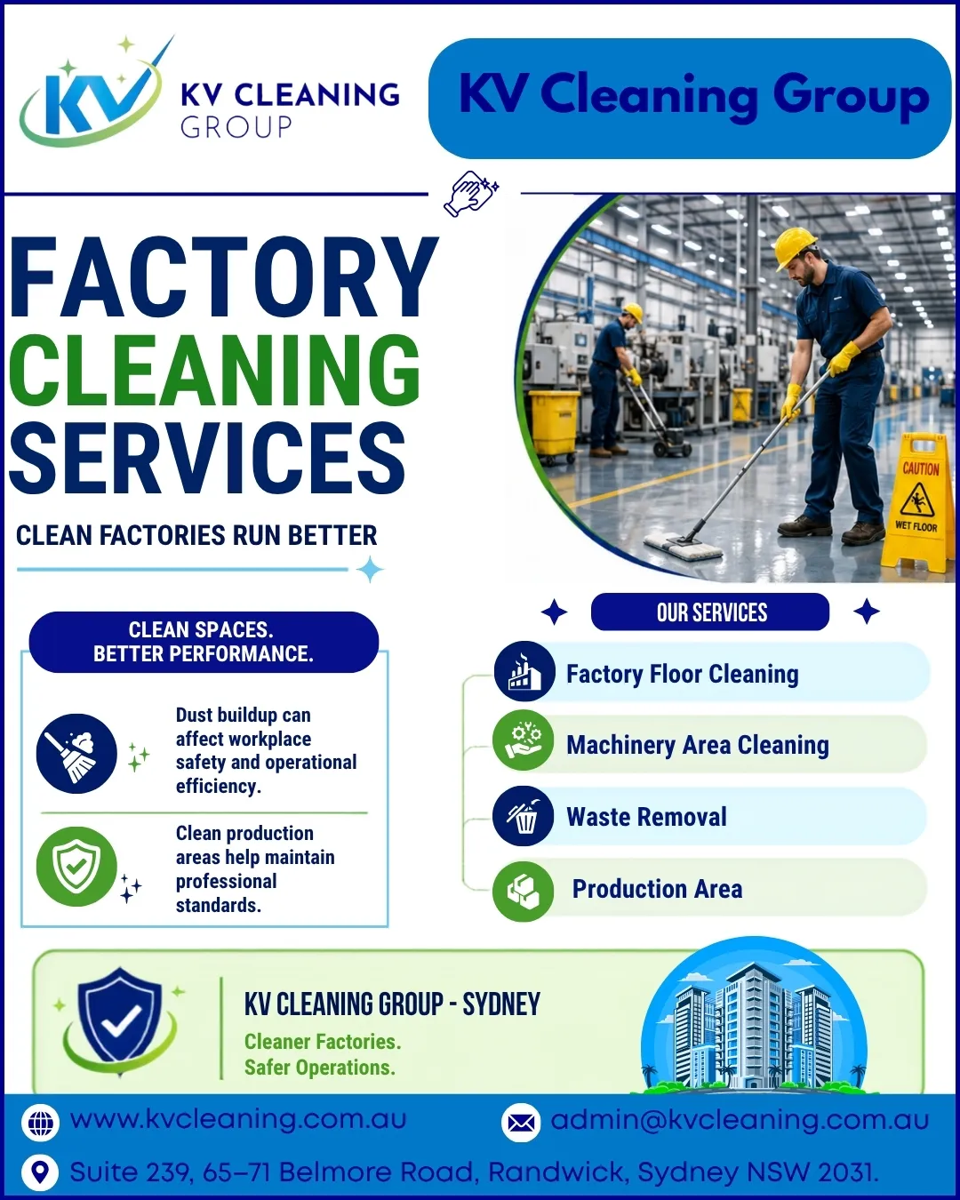 Industrial Factory Cleaning Services
